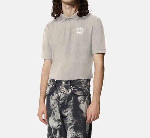 JOHN RICHMOND  Polo Regular Logo Su Tinta Ricamato Uomo |  JEK PIT