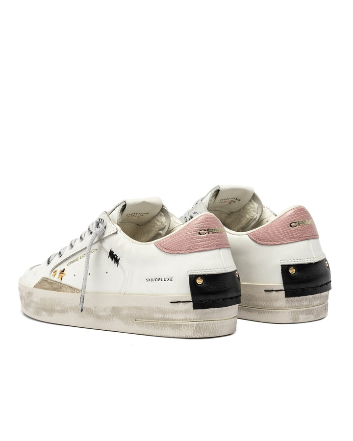CRIME LONDON  Sneakers Lacci Logati Gold Patch Donna |  JEK PIT