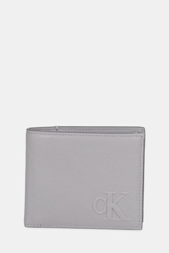 CALVIN KLEIN  Portafoglio Pelle Logo Rilievo Grande Uomo |  JEK PIT