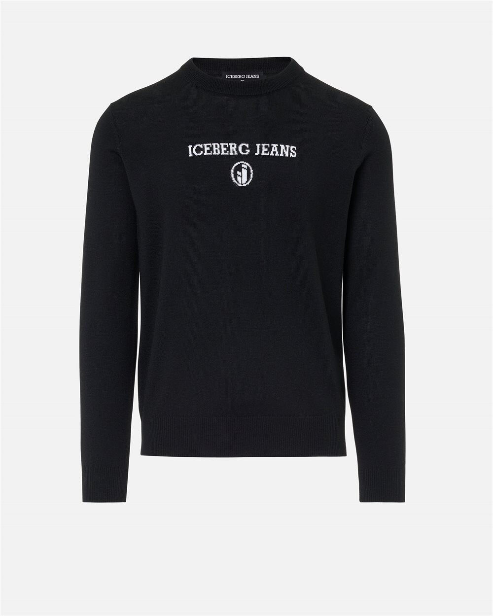 ICEBERG JEANS  Maglione Girocollo Logo Piccolo Uomo |  JEK PIT