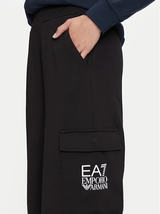 EMPORIO ARMANI EA7  Pantalone Con Tasconi Logo Retro Donna |  JEK PIT