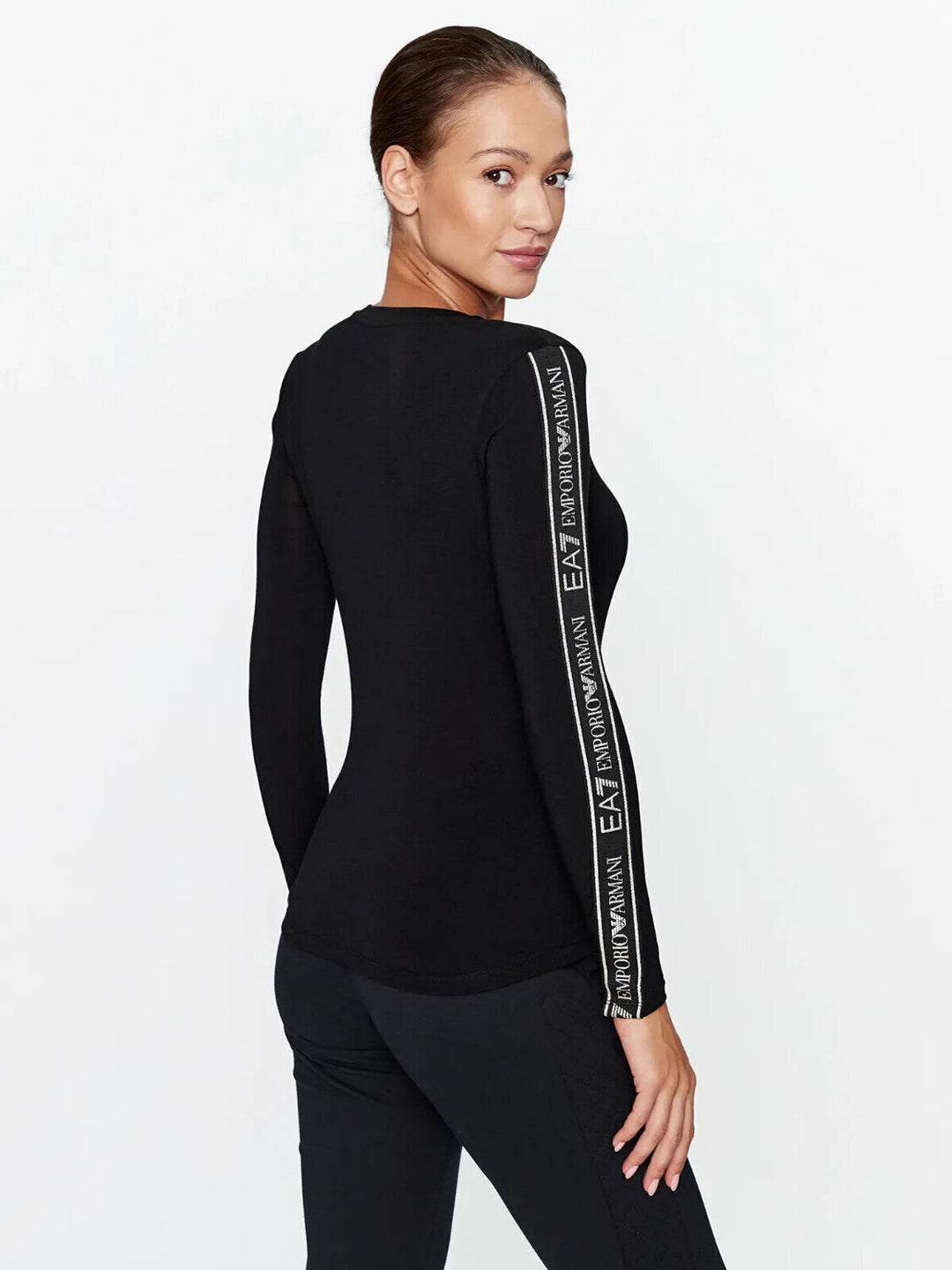 EMPORIO ARMANI EA7  Maglia Manica Lunga Banda Donna |  JEK PIT