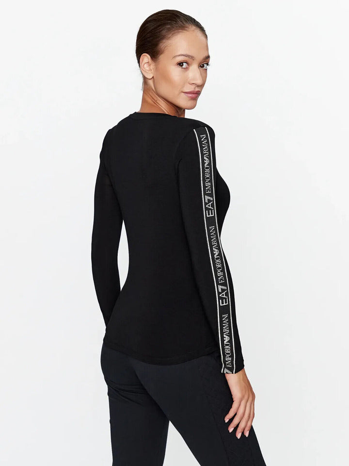 EMPORIO ARMANI EA7  Maglia Manica Lunga Banda Donna |  JEK PIT