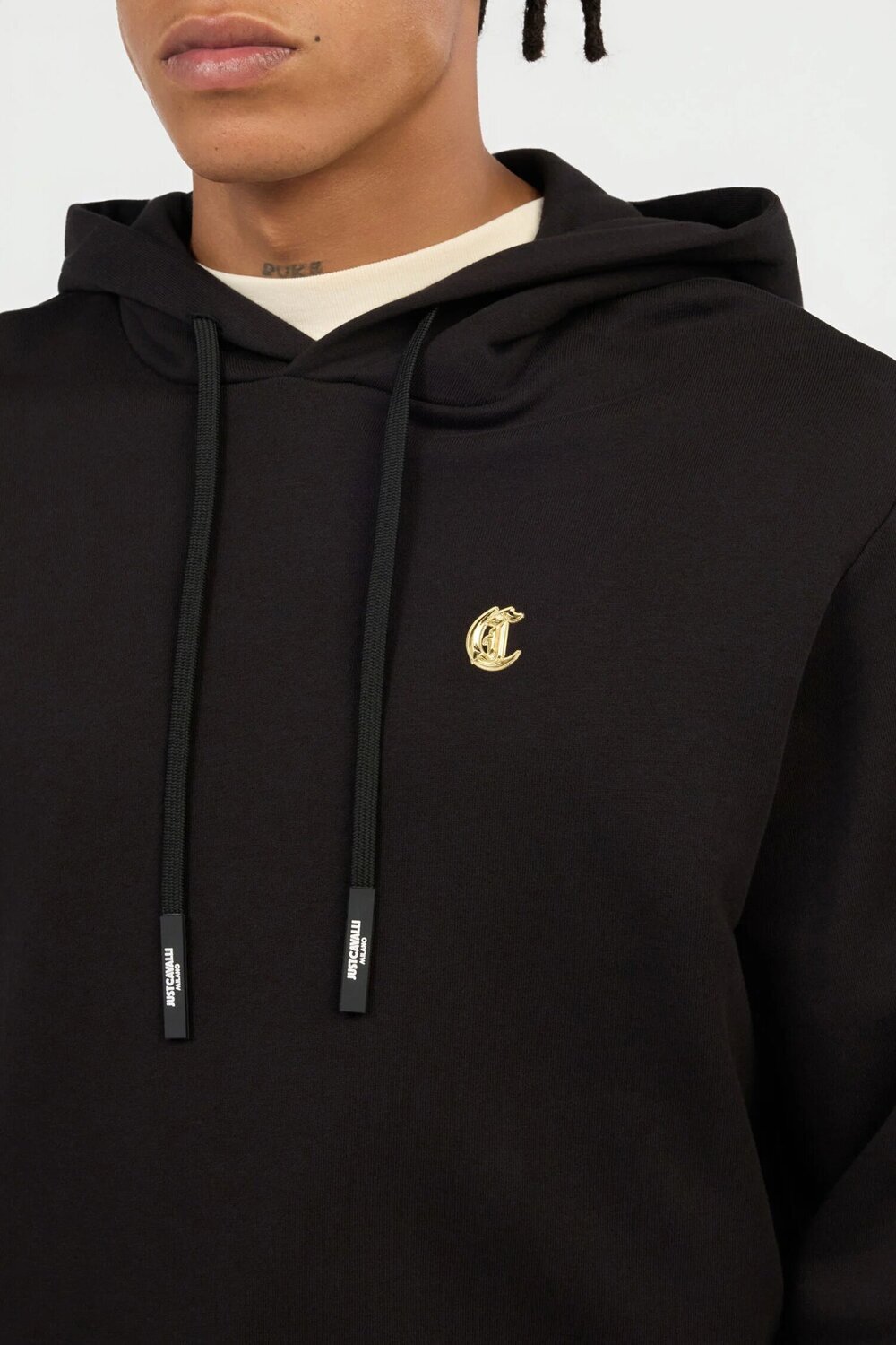 JUST CAVALLI  Felpa Con Cappuccio Thermoadesive Uomo |  JEK PIT