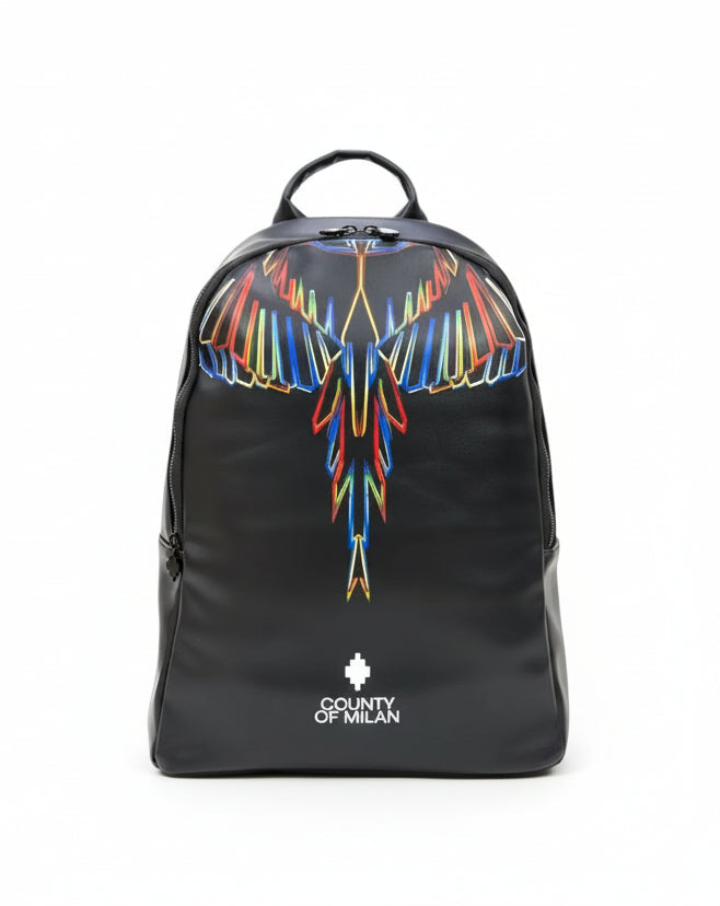 COUNTY OF MILAN - BURLON | Zaino Con Ecoleather Con Stampa Uomo - Jek Pit