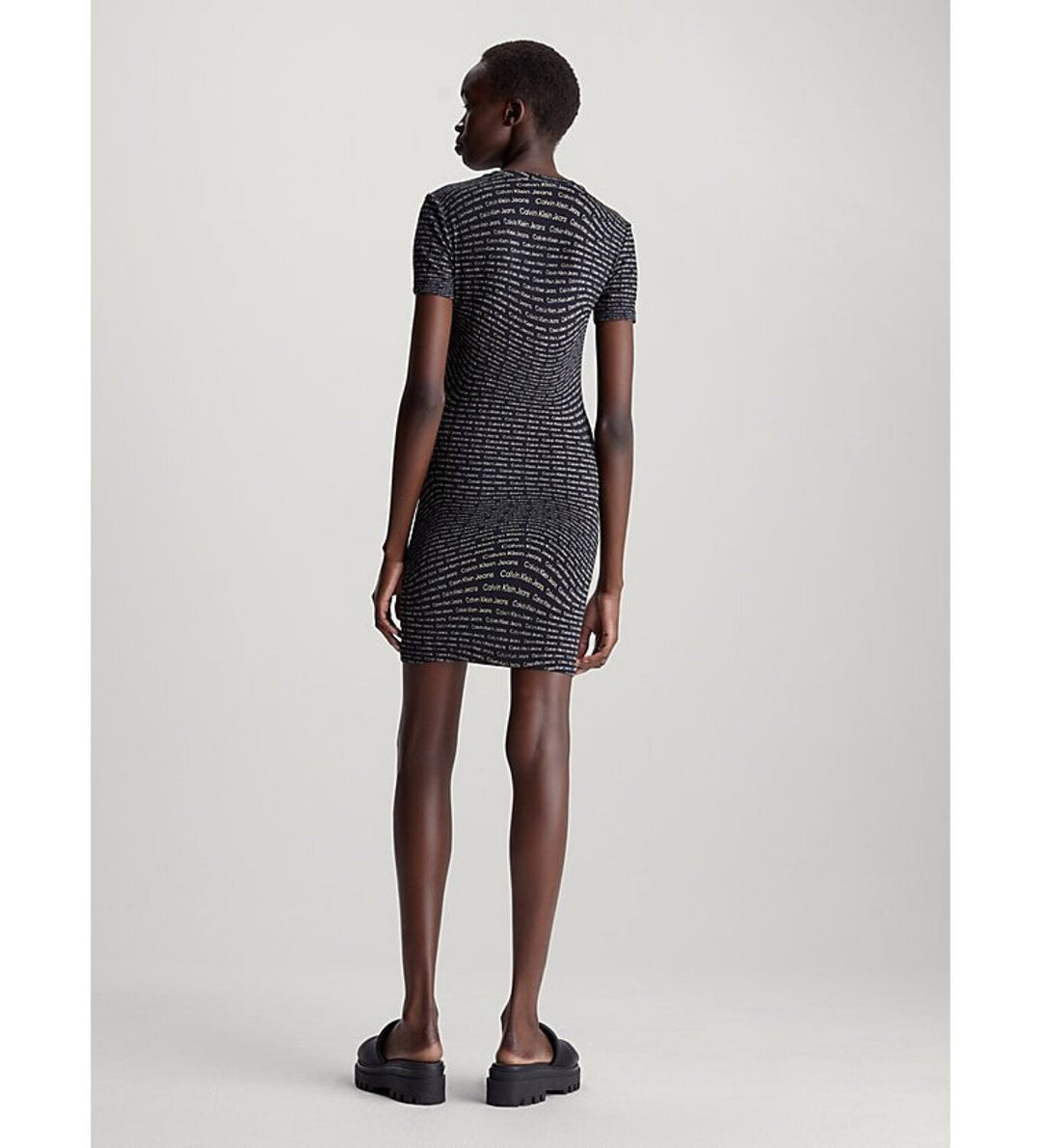 CALVIN KLEIN  Abito Logo Allover Donna |  JEK PIT