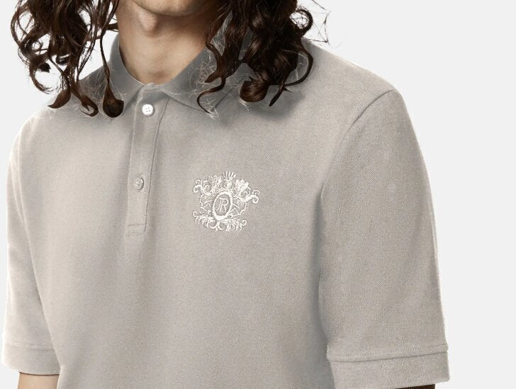 JOHN RICHMOND  Polo Regular Logo Su Tinta Ricamato Uomo |  JEK PIT