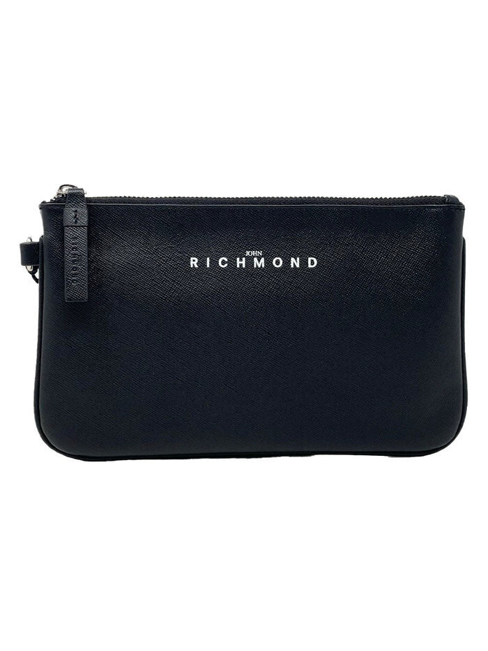 JOHN RICHMOND  Pochette Pelle Sottile Logo Pc Uomo |  JEK PIT
