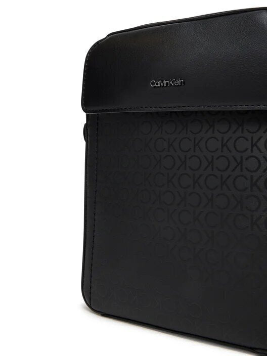 CALVIN KLEIN  Borsello Reporter Mono Logo Allover Uomo |  JEK PIT