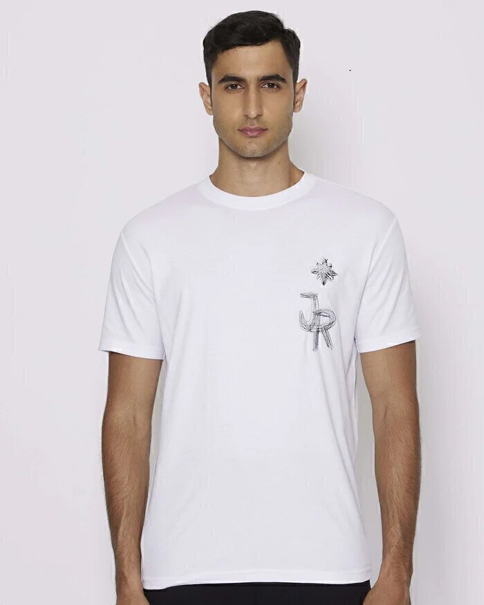 JOHN RICHMOND  t-Shirt Ricamato Fronte-Retro Gr Uomo |  JEK PIT