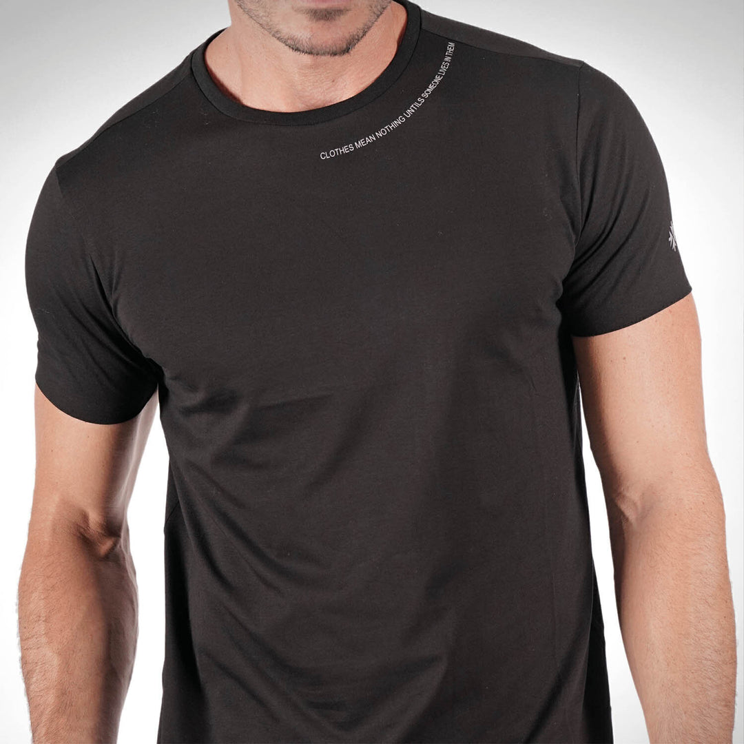 T-Shirt Stampa Collo E Logo Manica Uomo - JEK PIT
