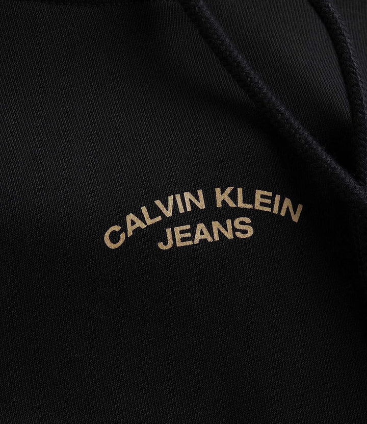 CALVIN KLEIN  Felpa Logo Fronte Retro Cappuccio Uomo |  JEK PIT