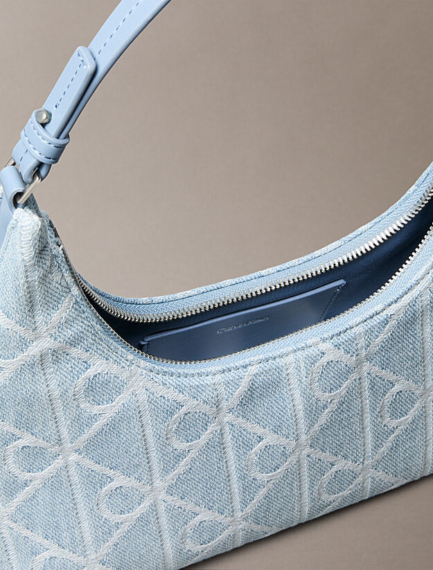 CALVIN KLEIN  Borsa In Denim Allover Donna |  JEK PIT