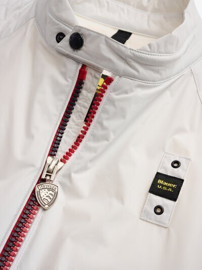Giubbino Biker Cerniera Bicolor Uomo - JEK PIT