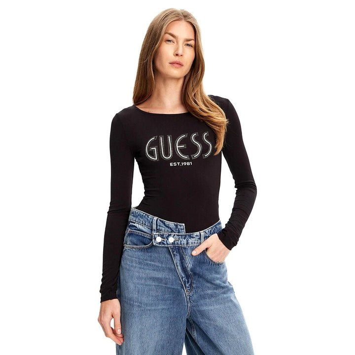 GUESS  Body Con Logo Strass Donna |  JEK PIT