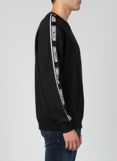 MOSCHINO  Felpa Giro Logo Banda Gr Uomo |  JEK PIT