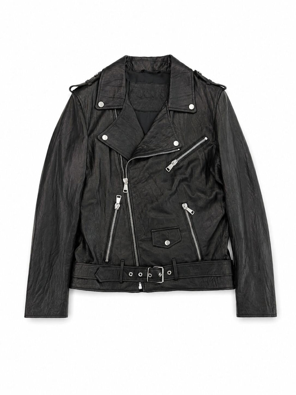 Chiodo Real Leather Trethed Patt Uomo - JEK PIT