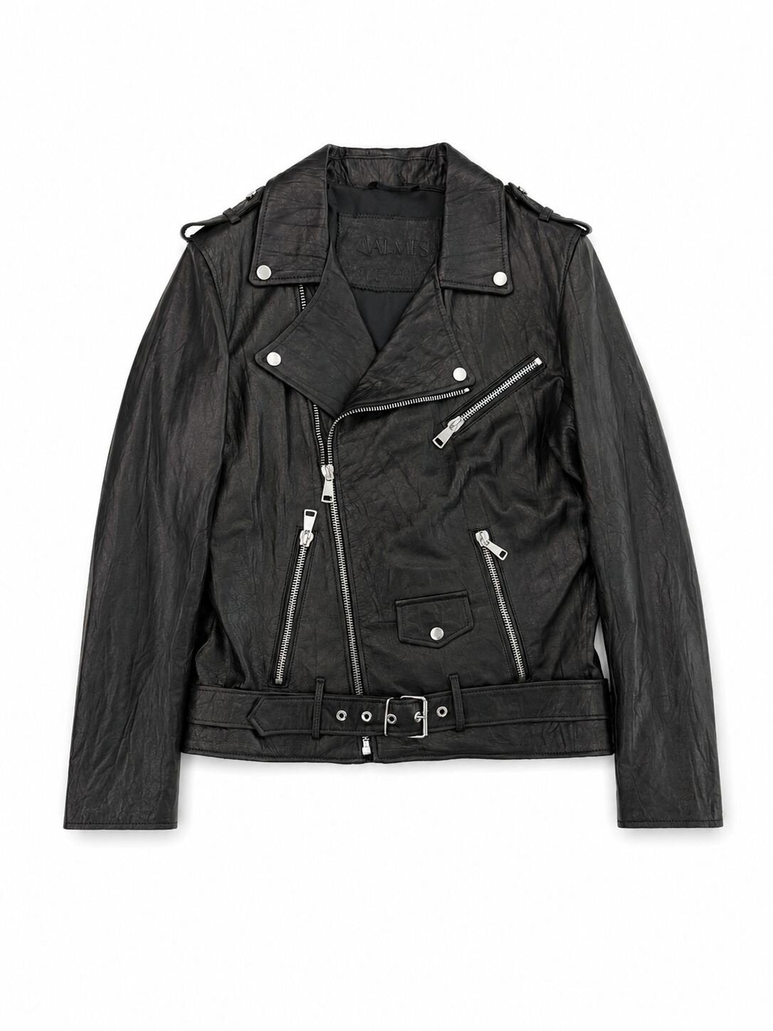 Chiodo Real Leather Trethed Patt Uomo - JEK PIT