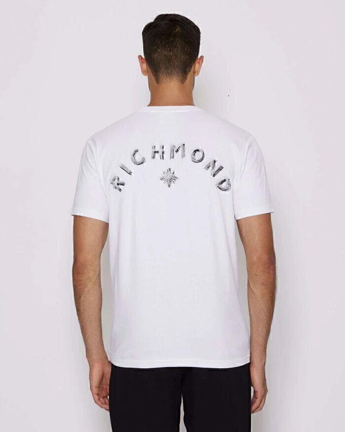 JOHN RICHMOND  t-Shirt Ricamato Fronte-Retro Gr Uomo |  JEK PIT