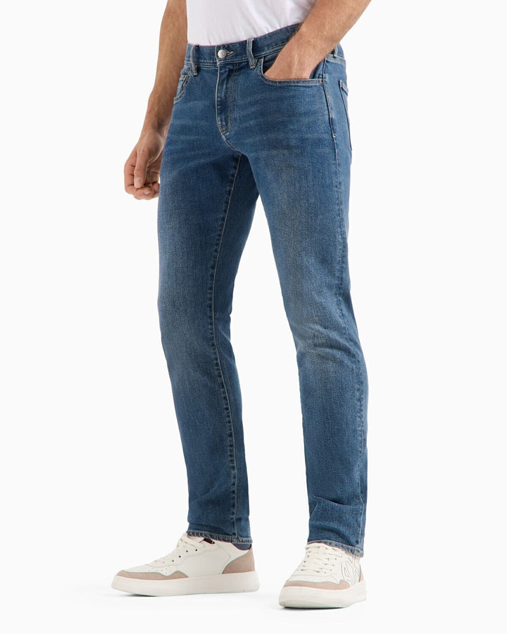 Jeans Indigo Denim 5 Pockets Uomo - JEK PIT