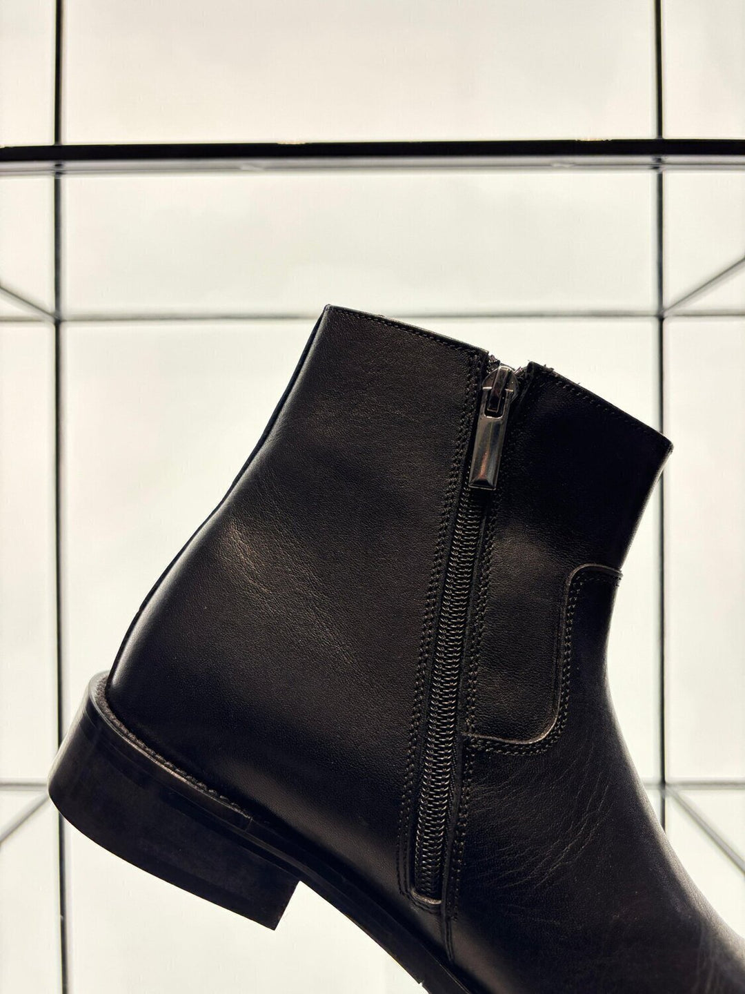 NICOL SMITH  Stivaletto Vitello Con Zip Uomo |  JEK PIT