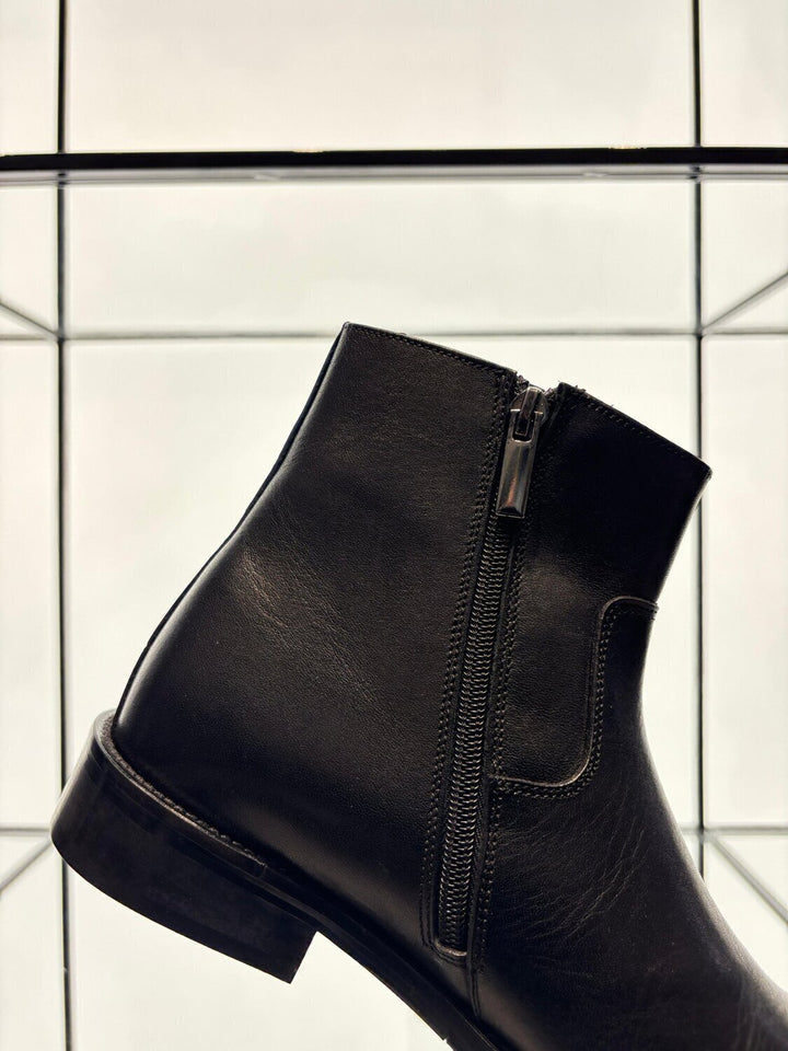 NICOL SMITH  Stivaletto Vitello Con Zip Uomo |  JEK PIT