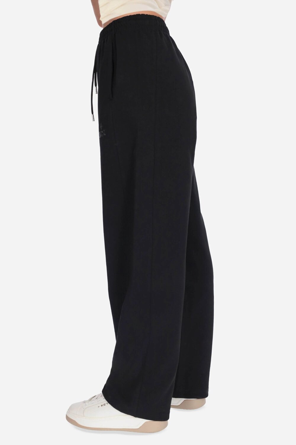 COUNTY OF MILAN - BURLON  Pantalone In Felpa Palazzo Donna |  JEK PIT