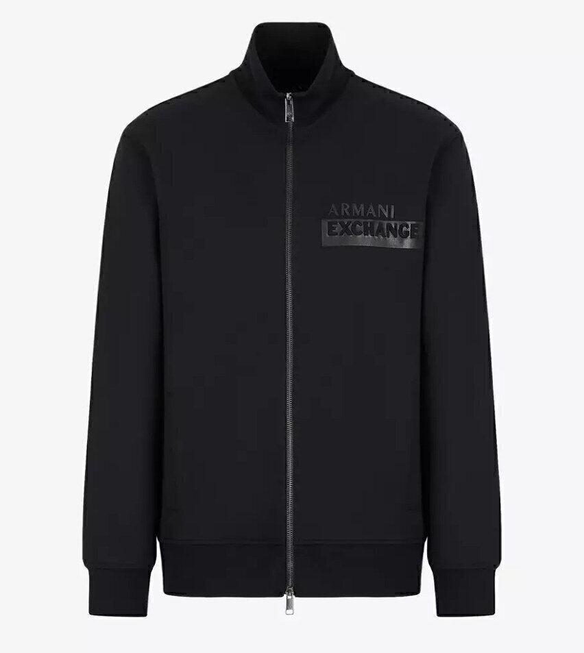 ARMANI EXCHANGE  Felpa Con Zip Logo Su Tinta Uomo |  JEK PIT