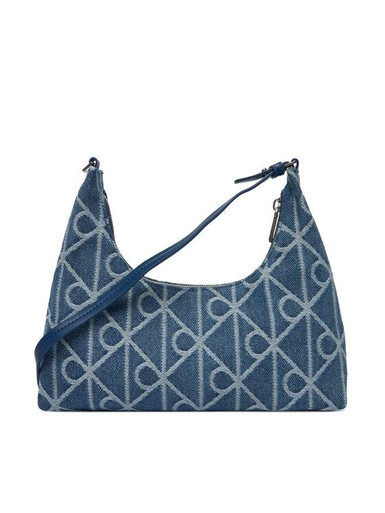 CALVIN KLEIN  Borsa In Denim Allover Donna |  JEK PIT