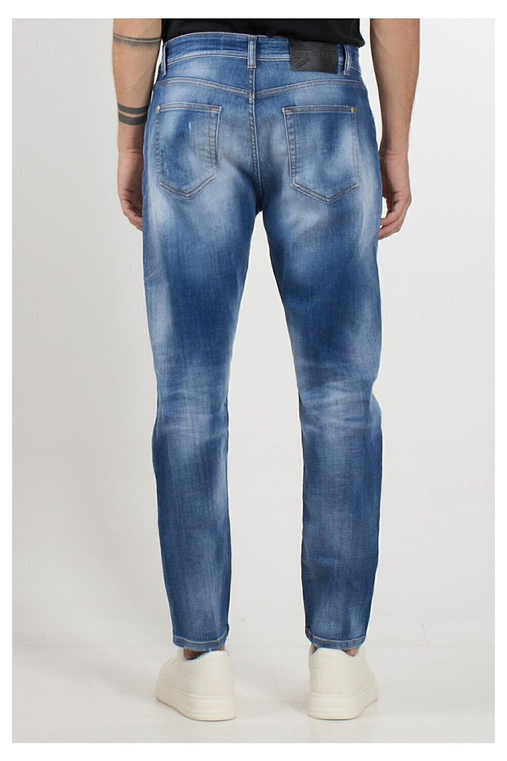 Jeans 5 Pockets Strappato Uomo - JEK PIT
