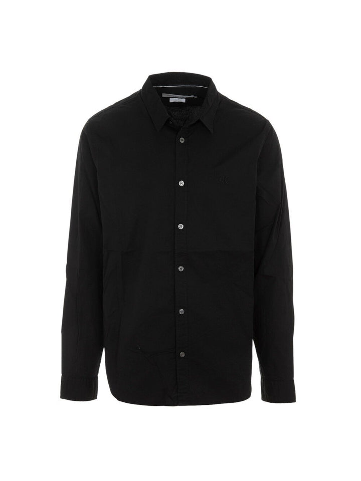 CALVIN KLEIN  Camicia Casual Logo Ricamato Pc Uomo |  JEK PIT