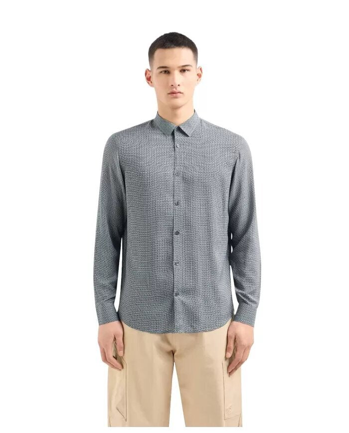 ARMANI EXCHANGE  Camicia a Righe Irreg. Lines Uomo |  JEK PIT