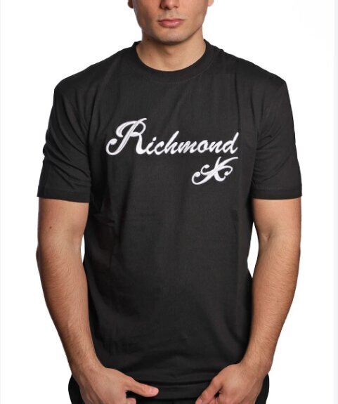 JOHN RICHMOND X  t-Shirt Logo Rilievo Ricamato Grande Uomo |  JEK PIT