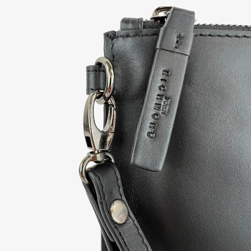 Pochette Pelle Logo Rilievo Unisex - JEK PIT