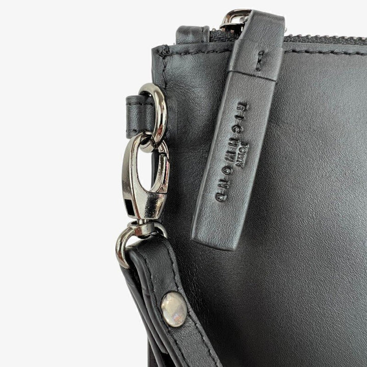 Pochette Pelle Logo Rilievo Unisex - JEK PIT