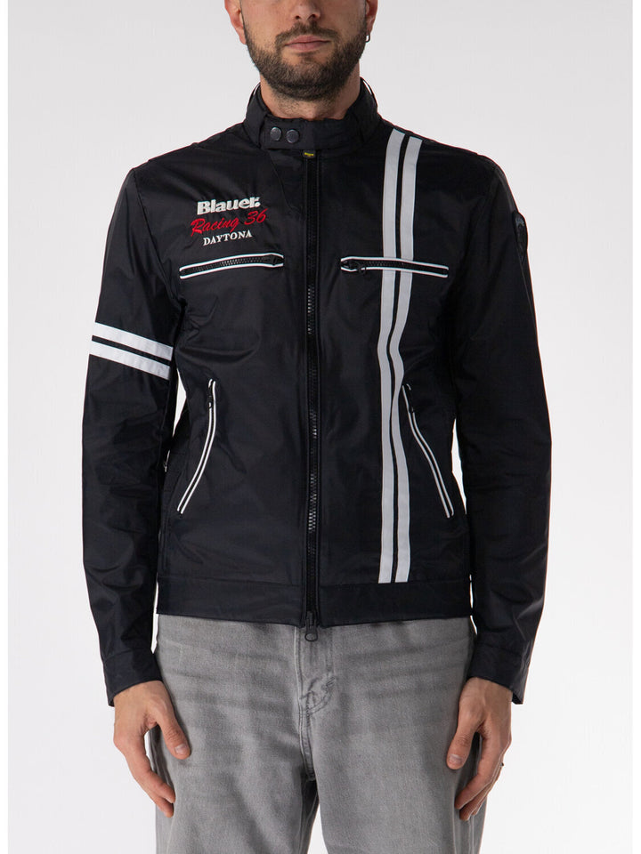 BLAUER  Giubbino Foder. Fascia e Stampa Retro Uomo |  JEK PIT