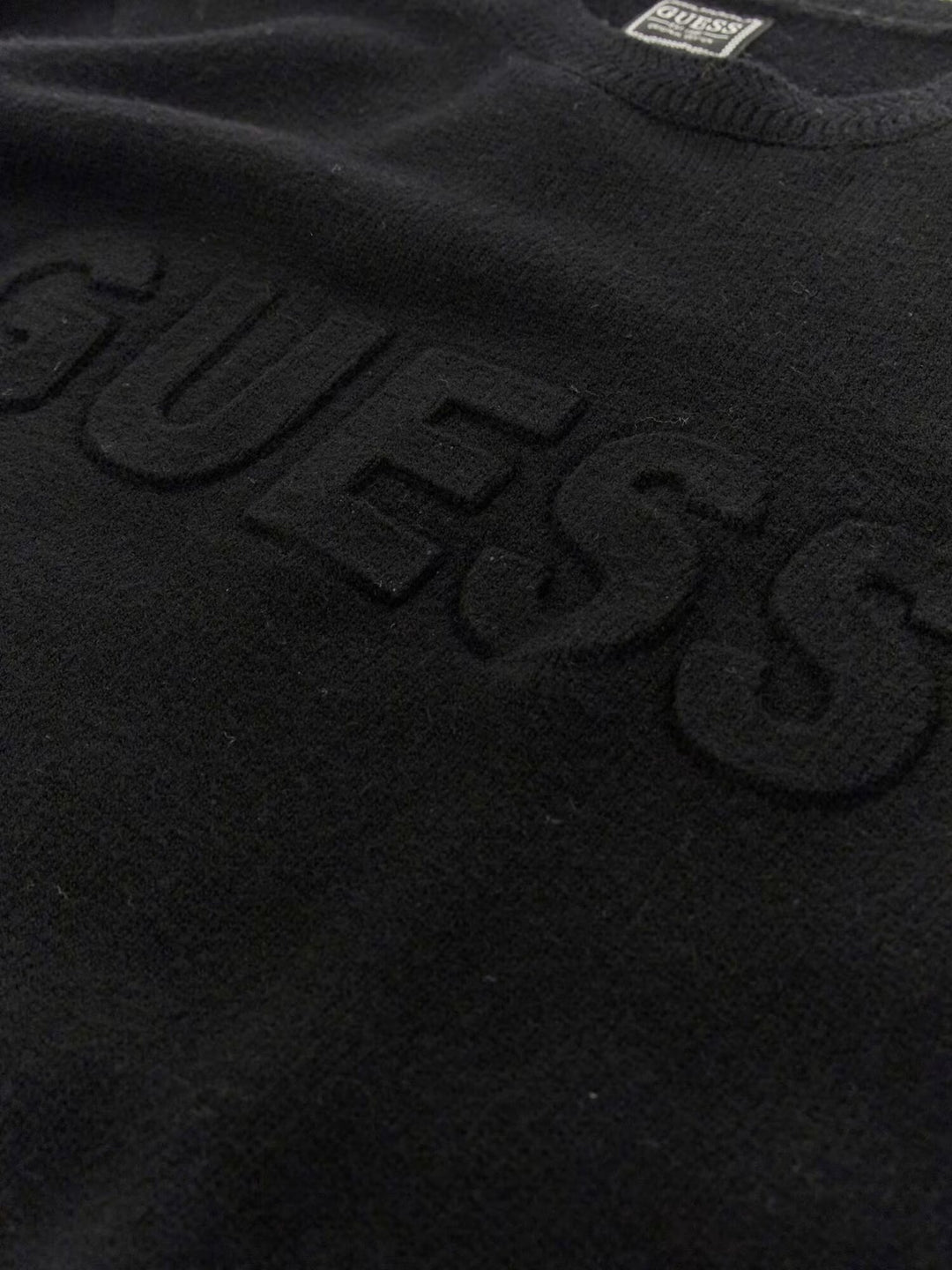 GUESS  Maglione Giro Embossed Logo Uomo |  JEK PIT
