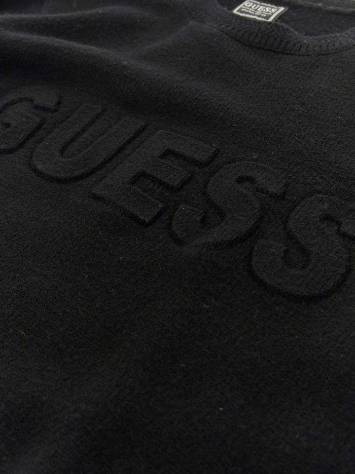 GUESS  Maglione Giro Embossed Logo Uomo |  JEK PIT