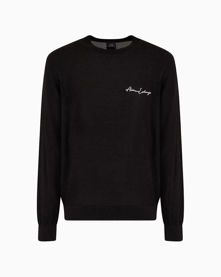 Maglione Giro Logo Corsivo Pc Uomo - JEK PIT