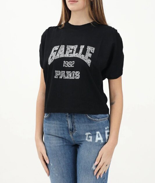 GAELLE  t-Shirt Logo Brillantini Gr Donna |  JEK PIT