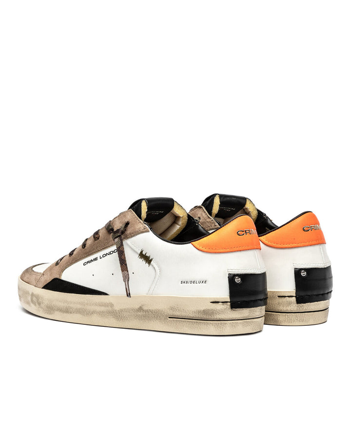 CRIME LONDON  Sneakers Sk8 Retro Orange Deluxe Uomo |  JEK PIT