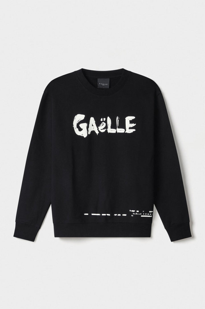 GAELLE  Felpa Giro Logo Pittato Gr Uomo |  JEK PIT