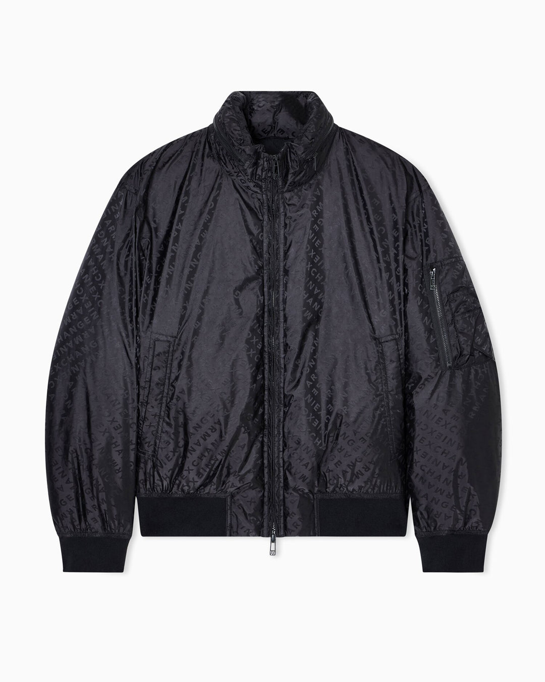 ARMANI EXCHANGE  Bomber Allover Logo Cappuccio Estr. Uomo |  JEK PIT