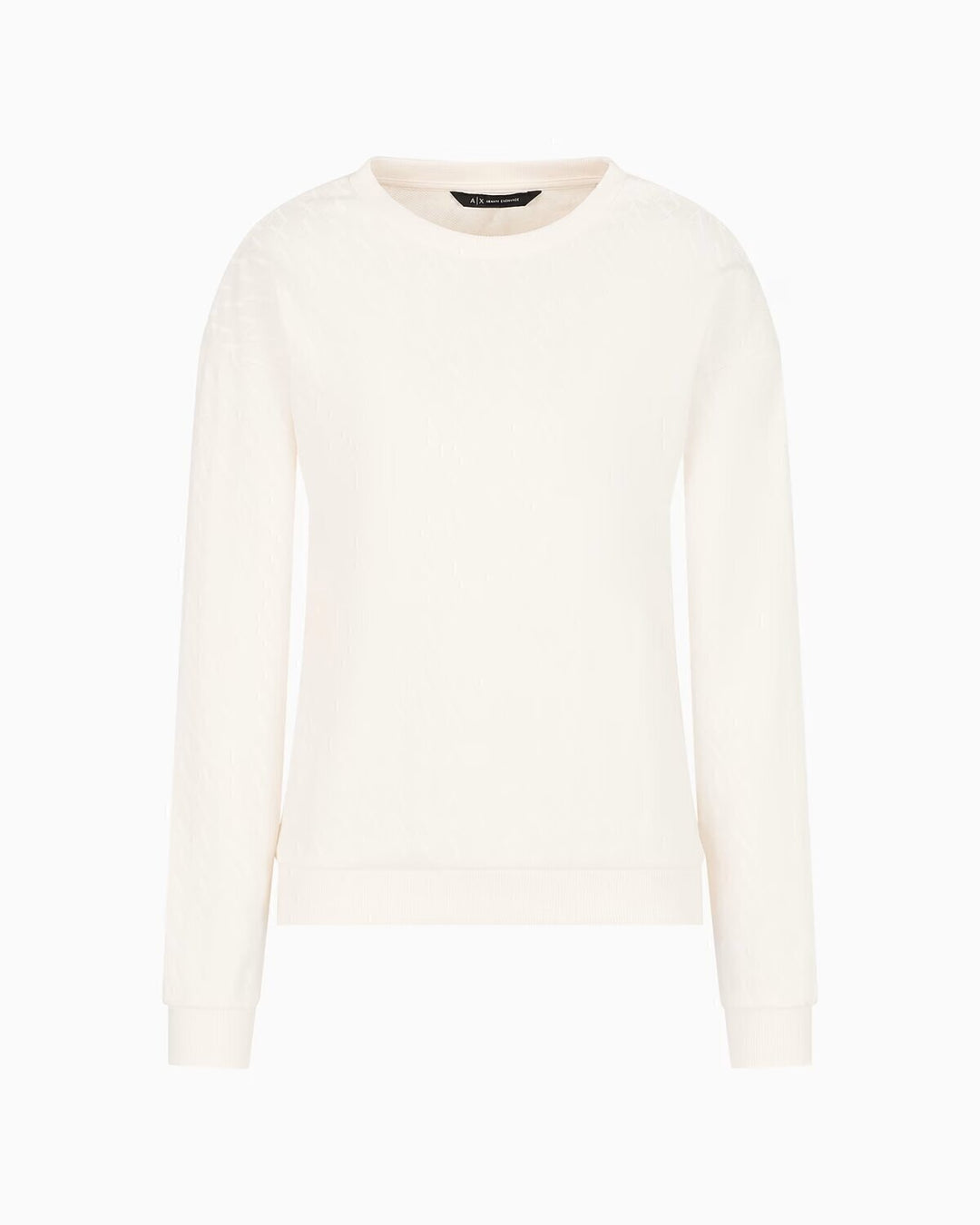 ARMANI EXCHANGE  Felpa Giro Logo Allover Donna |  JEK PIT