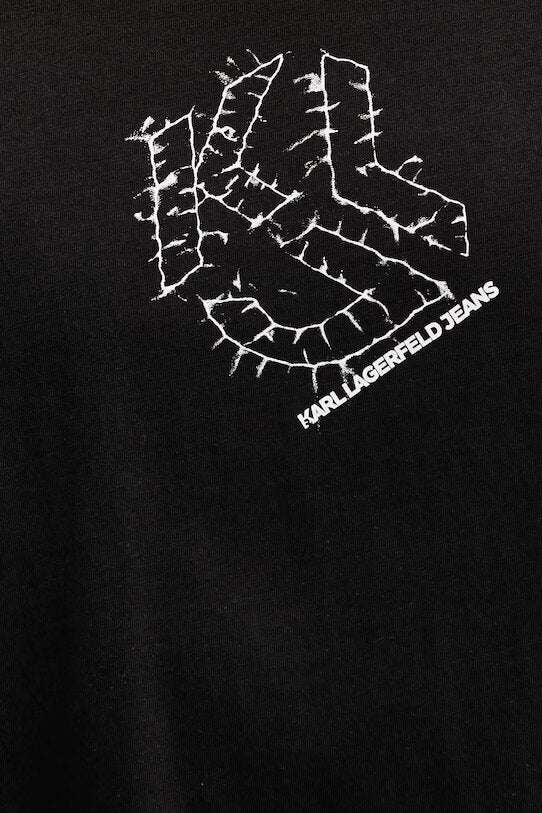 KARL LAGERFELD  t-Shirt Klj Reg Curved Hem Shibori Uomo |  JEK PIT