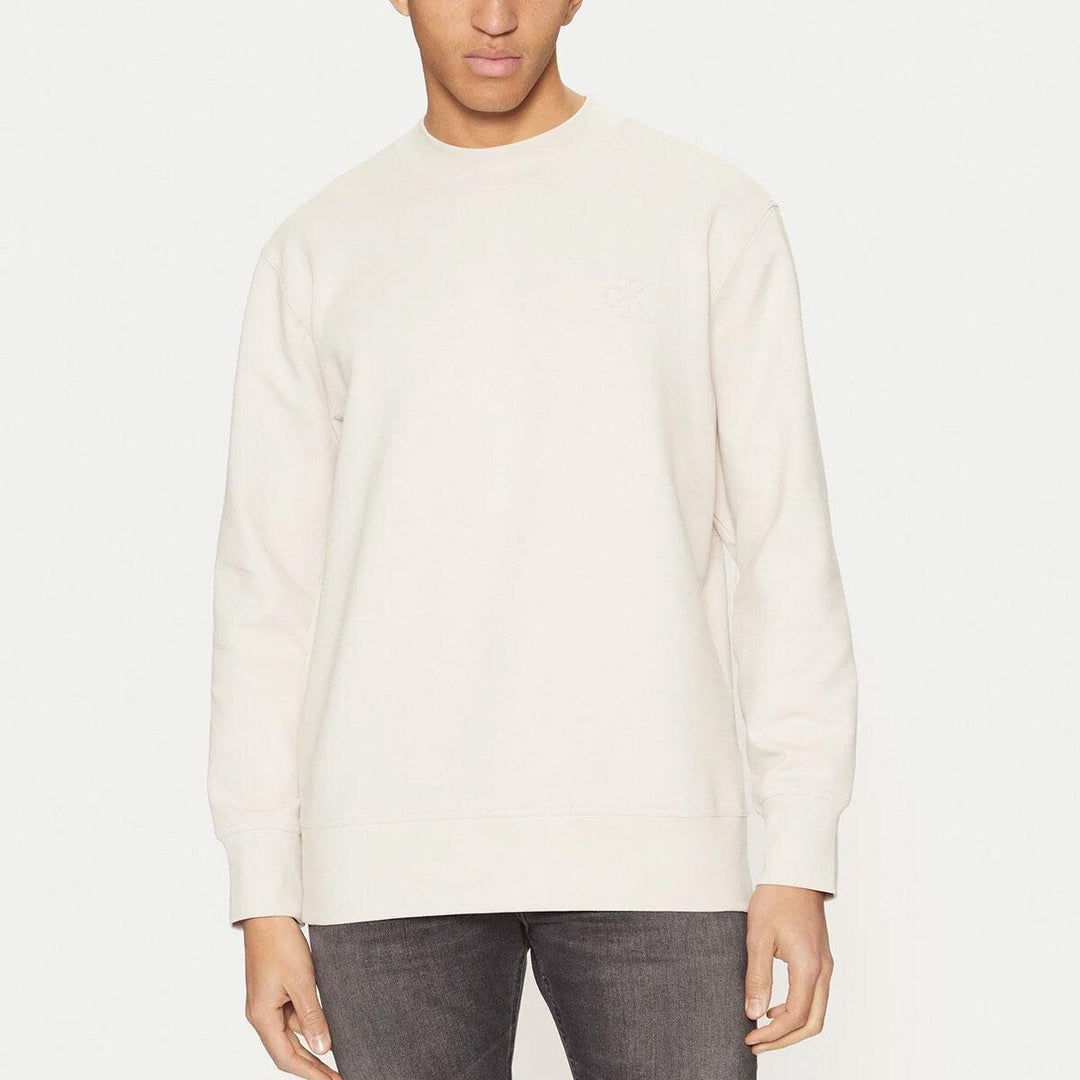 CALVIN KLEIN  Felpa Basic Logo In Rilievo Uomo |  JEK PIT