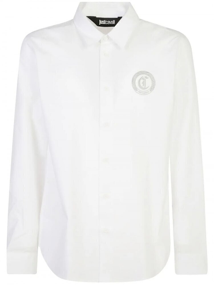 JUST CAVALLI  Camicia Cot. Popeline Logo Snake Uomo |  JEK PIT