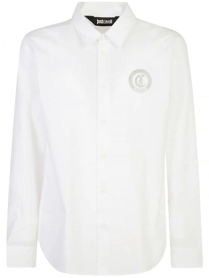 JUST CAVALLI  Camicia Cot. Popeline Logo Snake Uomo |  JEK PIT