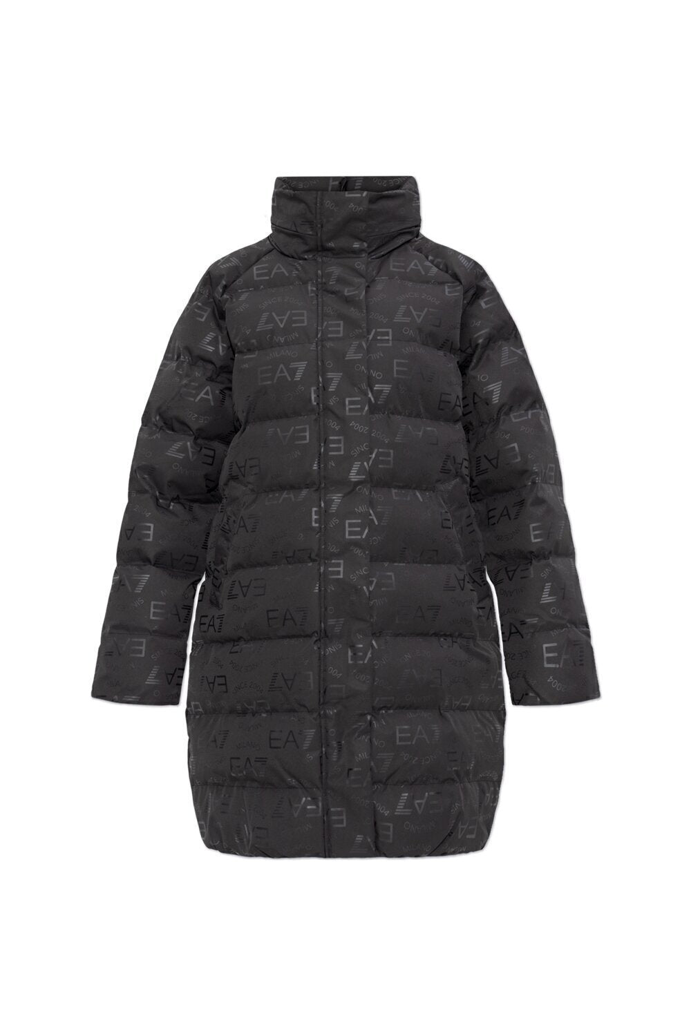 EMPORIO ARMANI EA7  Piumino Lungo Allover Donna |  JEK PIT