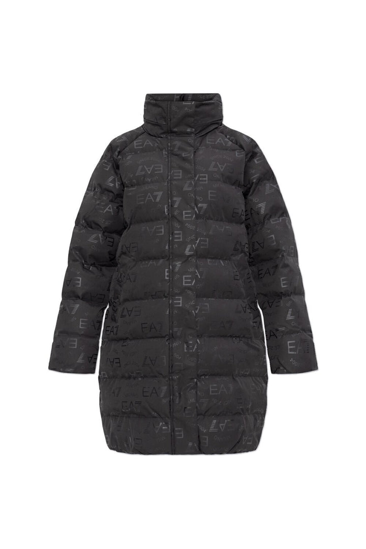 EMPORIO ARMANI EA7  Piumino Lungo Allover Donna |  JEK PIT
